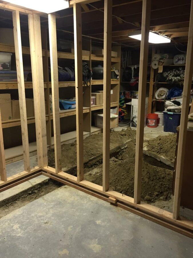 Adding a basement bathroom on a budget | Building Bluebird