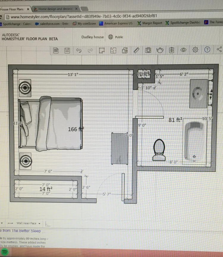 Basement bathroom layout