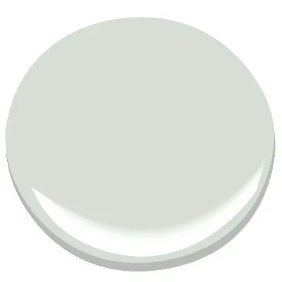Silver Crest paint color we chose for our master bathroom | Building Bluebird