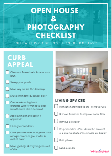 Open house checklist to sell your home fast! | Building Bluebird