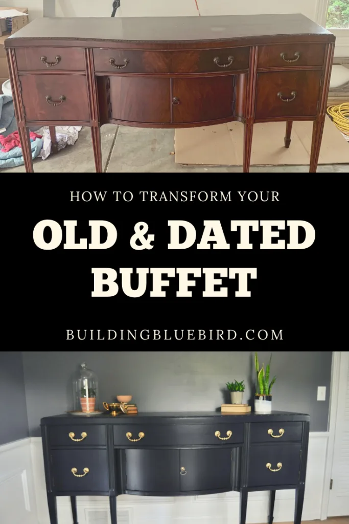How to transform an old and dated buffet into a masterpiece | Building Bluebird