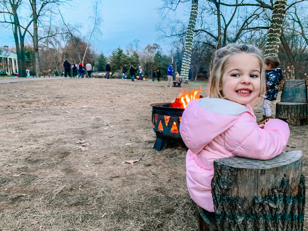Take your kids to the Wildwood Manor House this Christmas for s'mores | Building Bluebird