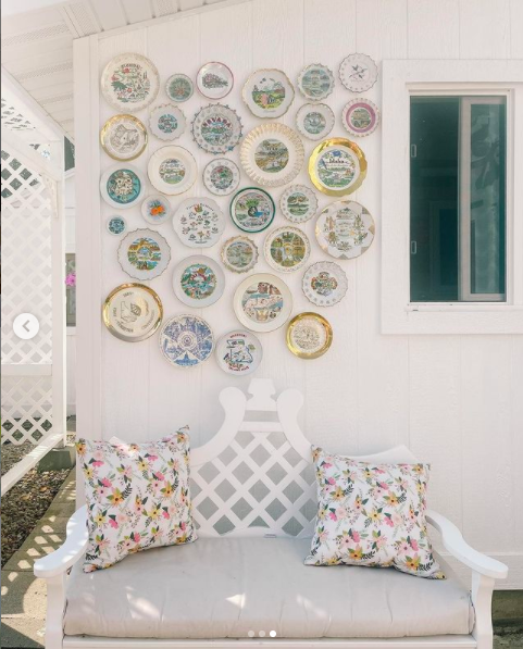 Ashley's plate collection creates harmony on the wall | Building Bluebird