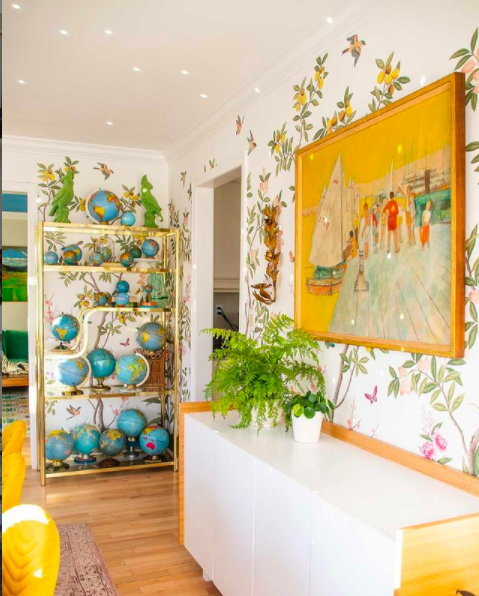 At Charlottes house uses reflections, bright colors and collections to create a joyful space | Building Bluebird