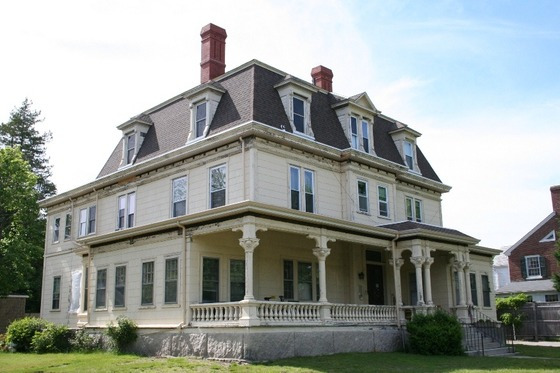 Mansard style Victorian home