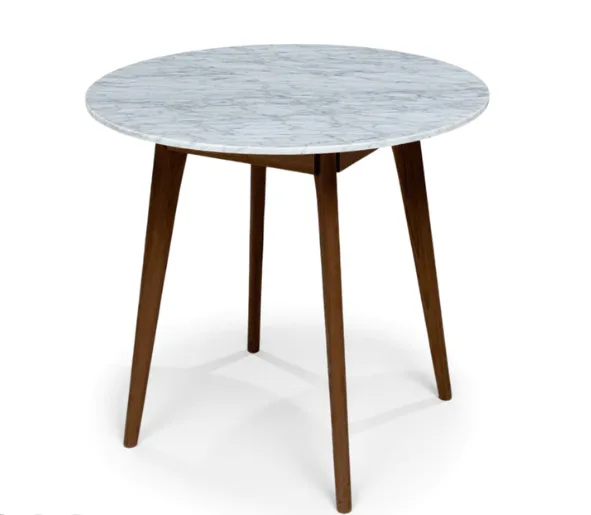 Round table with marble top 
