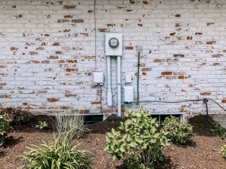 How to Paint an Ugly Electric Meter Box DIY Building Bluebird