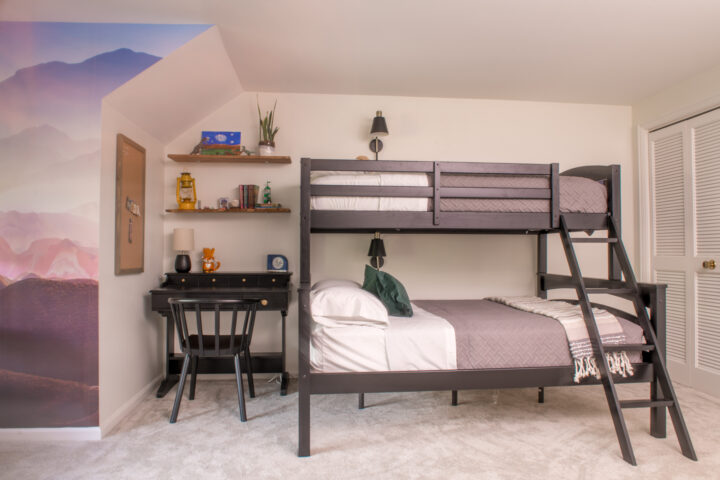 Modern boys bedroom makeover for the spring BHG ORC | Building Bluebird #bhgorc #oneroomchallenge #modernboysbedroom #homerenovation