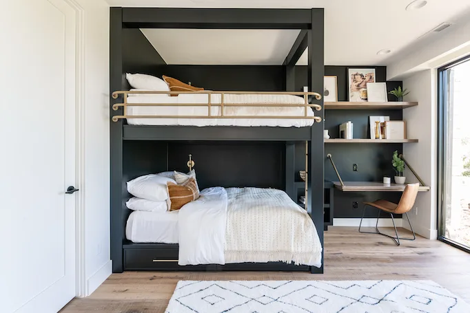 Bunk bed inspiration by Becky Owens