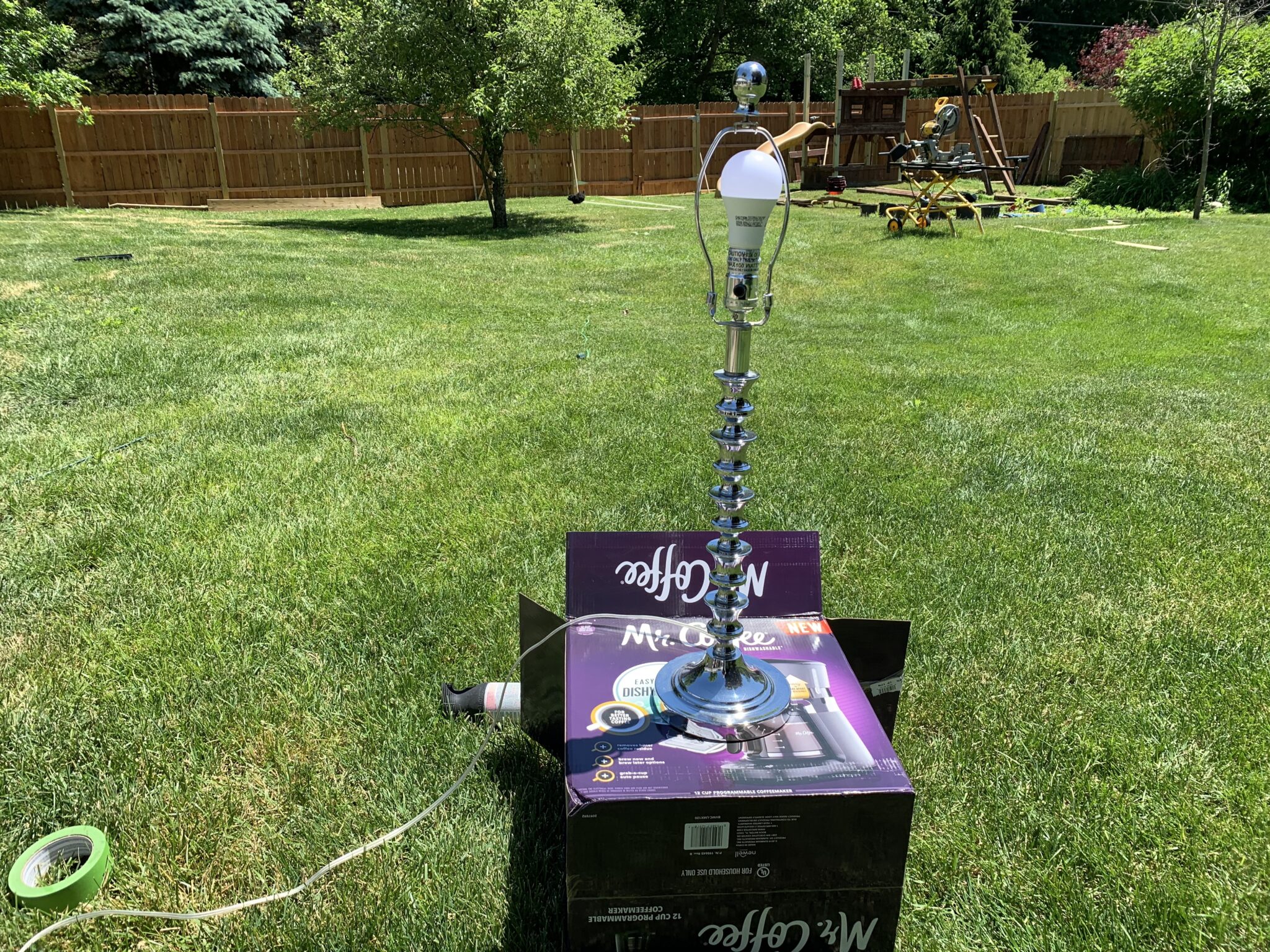 How to Spray Paint a Lamp Base Easy DIY Building Bluebird