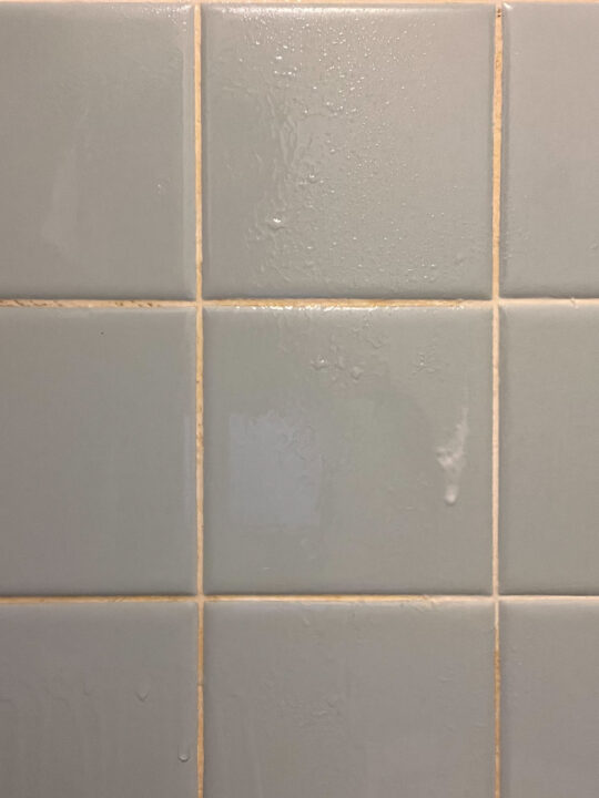 Simple homemade grout cleaner DIY to whiten yellowing grout | Building Bluebird