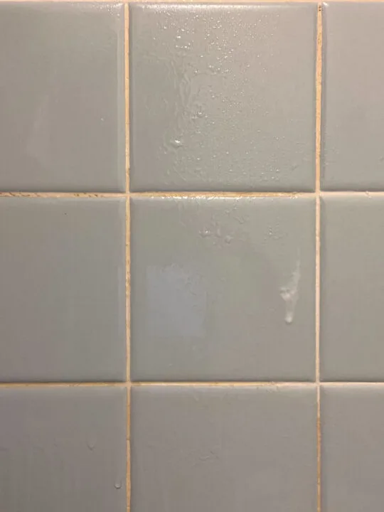 Simple homemade grout cleaner DIY to whiten yellowing grout | Building Bluebird