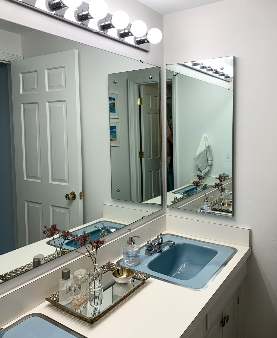 EPIC Retro Bathroom Makeover on a Budget Building Bluebird