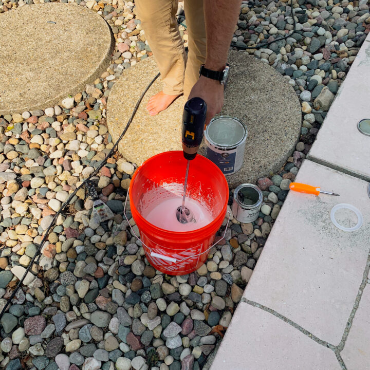 How to apply epoxy paint to your pool | Building Bluebird