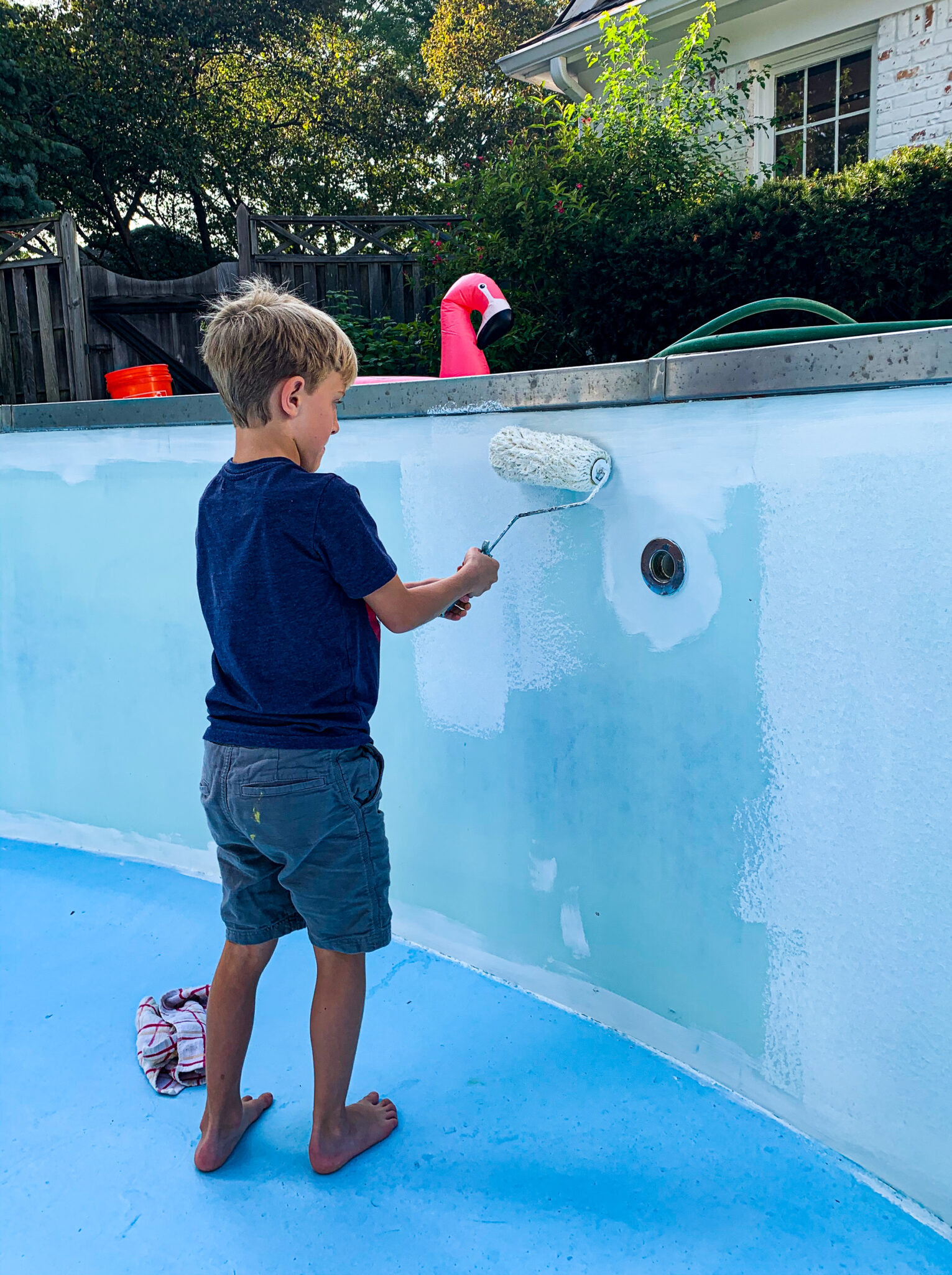 How to Paint a Swimming Pool with Epoxy Paint DIY Building Bluebird