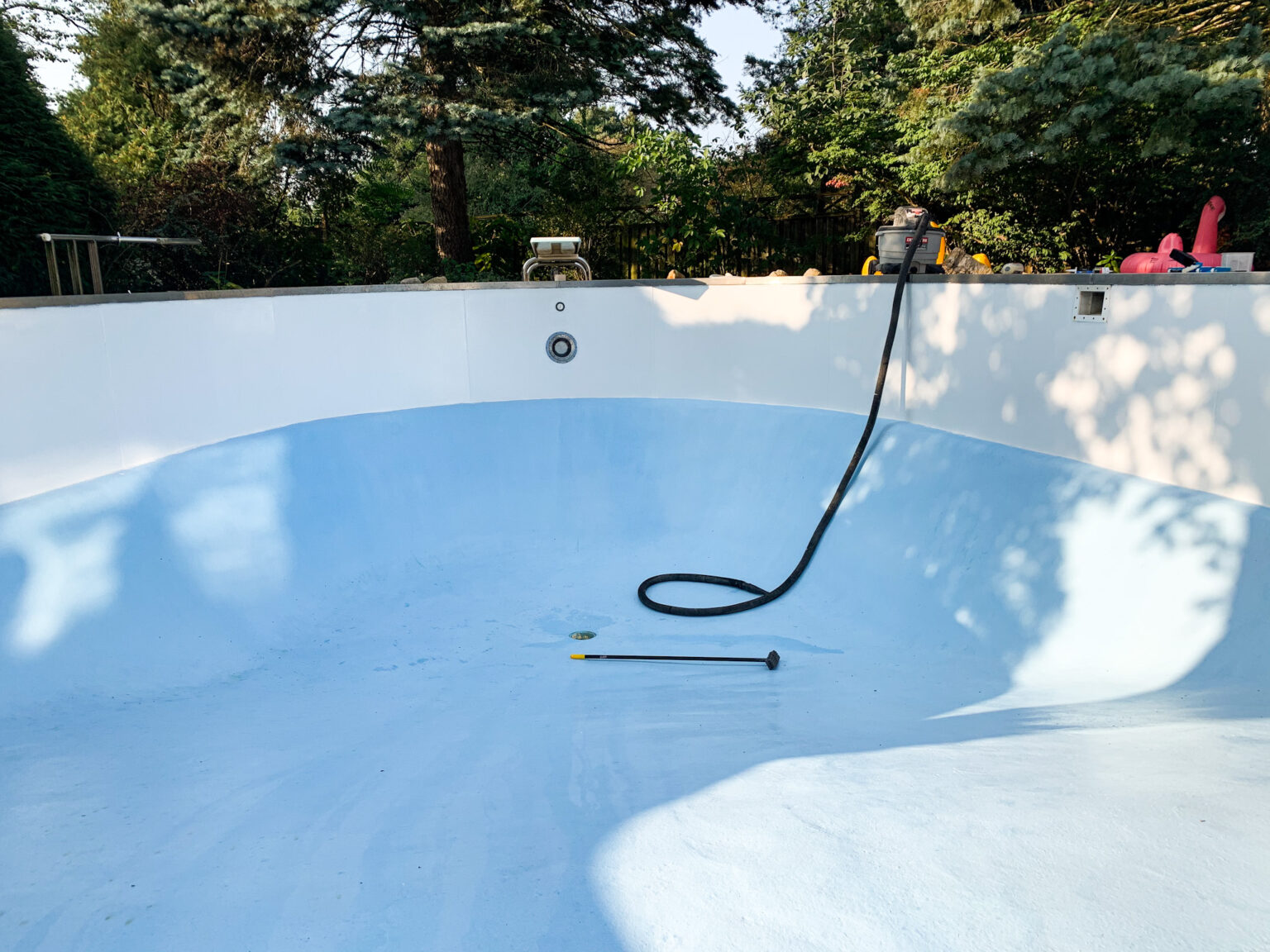 How to Paint a Swimming Pool with Epoxy Paint DIY Building Bluebird
