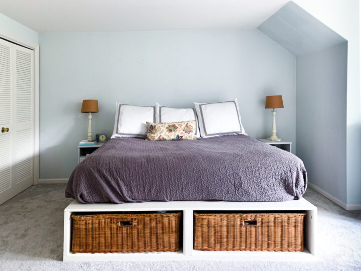 Moody master bedroom makeover | Building Bluebird #bhgorc #outerspace
