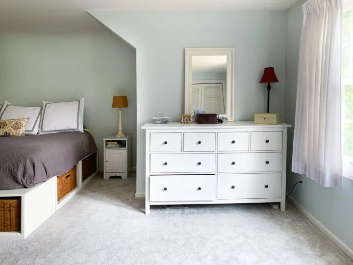 Master bedroom design plans for the One Room Challenge | Building Bluebird #bhgorc #moodybedroom #bedroommakeover