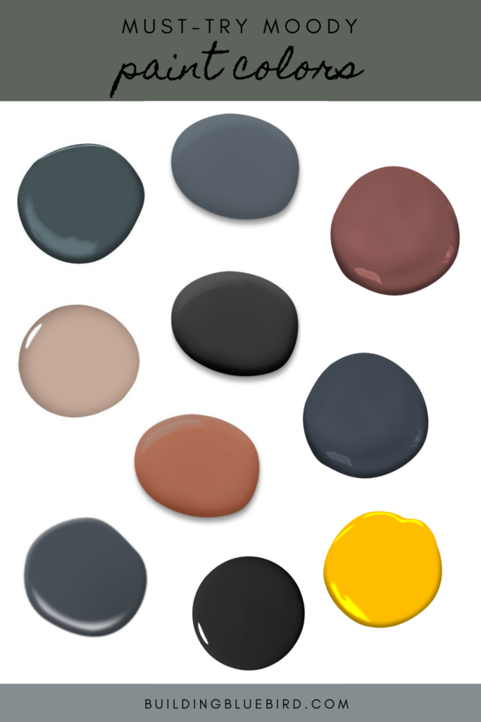 Rich, Moody Paint Colors For Your Next Project - Building Bluebird