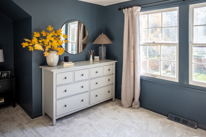 Elevate your IKEA hemnes dresser with this easy IKEA hack | Building Bluebird #ikeahack #rustoleum #swcolorlove #outerspace #amazonhome #gofinding