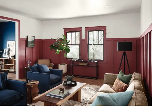 2021 Paint Color Trends - Passionate by HGTV Home | Building Bluebird #designtrends #paintcolors #homerenovation #diy #sherwinwilliams #swcolorlove #coty #2021coty #coloroftheyear