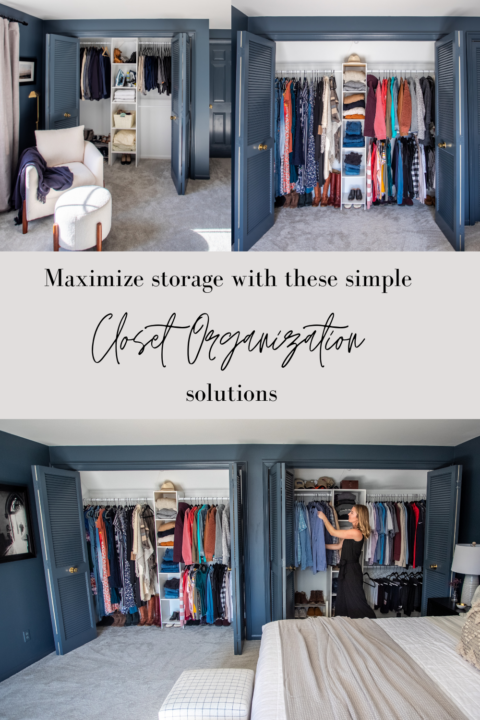 Maximize space and function with these simple closet organization tips | Building Bluebird 