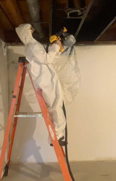 Black basement ceiling DIY to update your unfinished basement | Building Bluebird