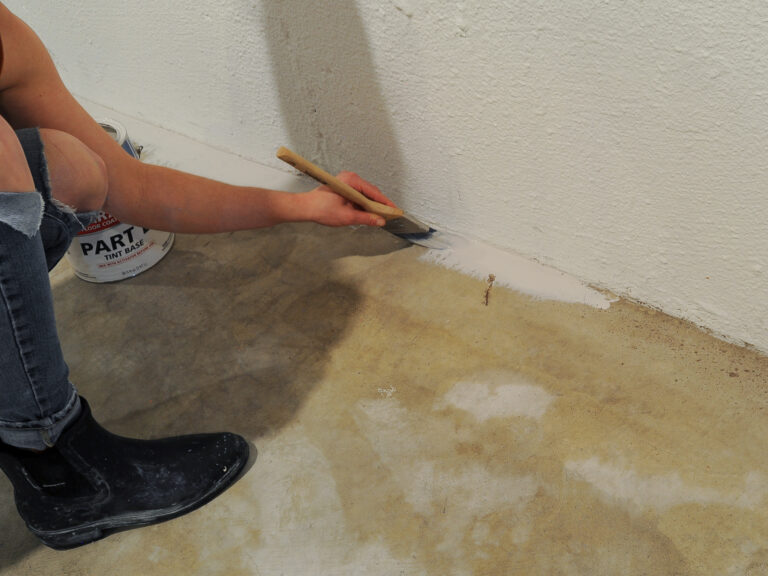 How to Paint Concrete Basement Floors Yourself Building Bluebird