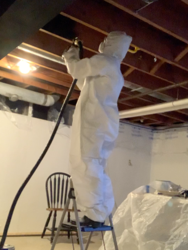 How to Paint an Exposed Basement Ceiling