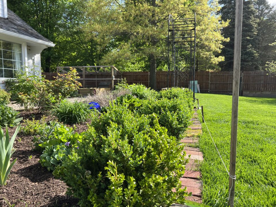 Brick Border Edging for Your Garden How To Building Bluebird