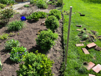 Brick Border Edging for Your Garden | How To - Building Bluebird