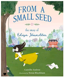 Design inspiration and childrens book, From a small seed, the story of Eliza Hamilton | Building Bluebird #girlsbedroom