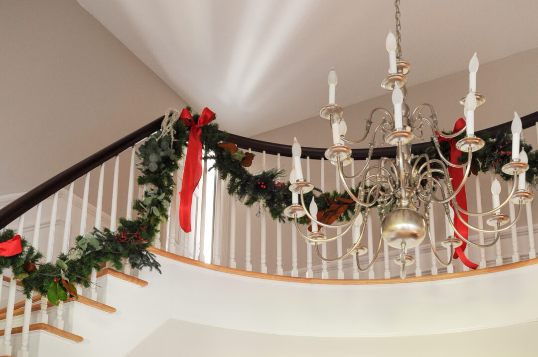 How to Make Cheap Christmas Garland Look Expensive Building Bluebird