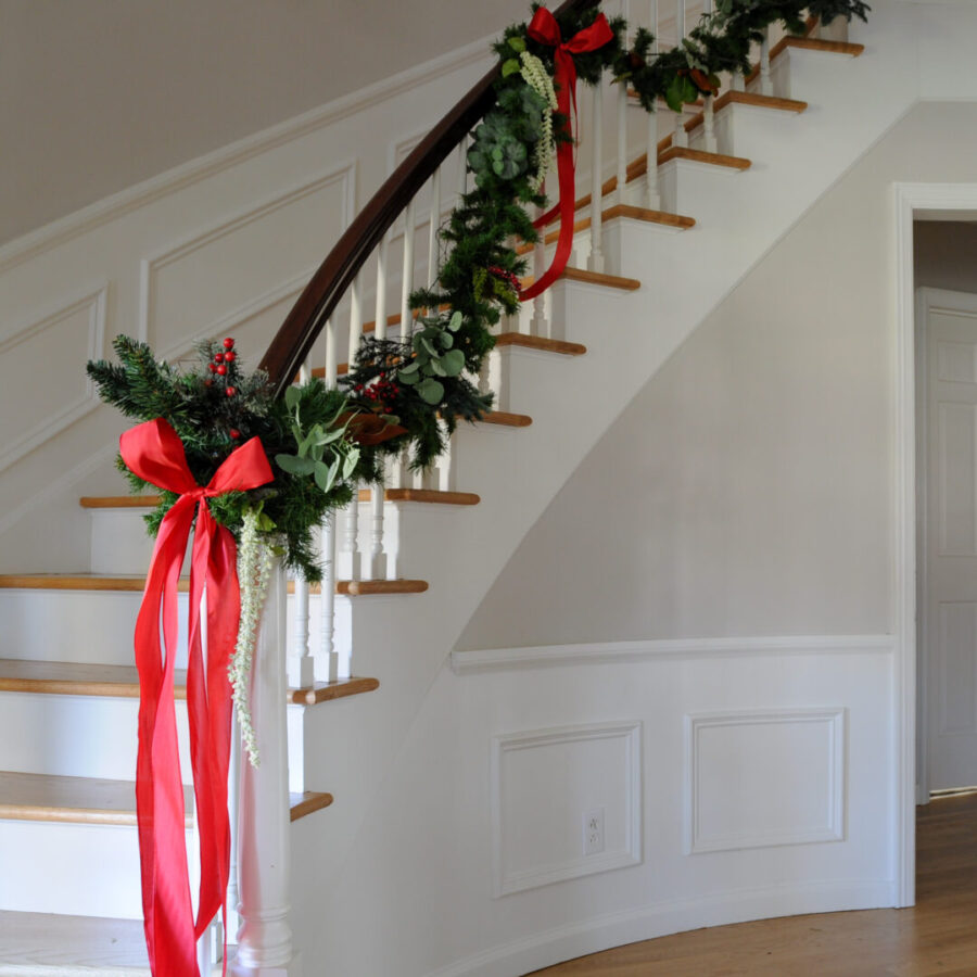 How to Make Cheap Christmas Garland Look Expensive - Building Bluebird