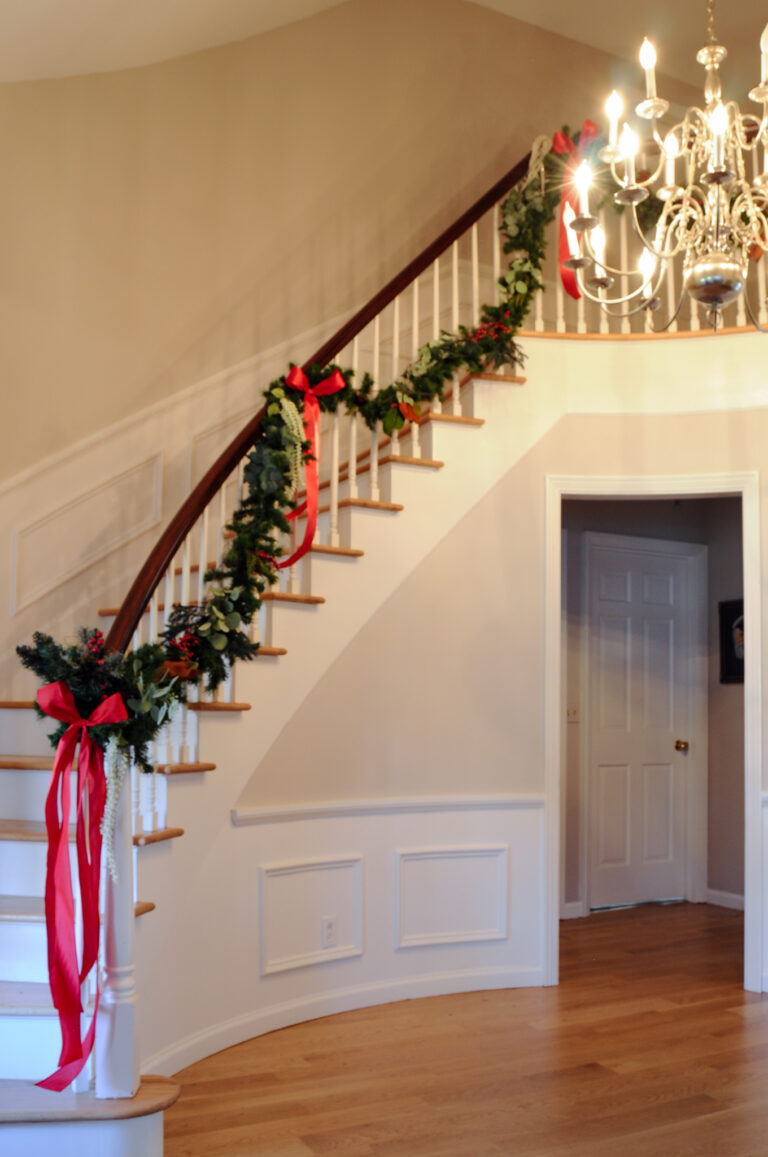 How to Make Cheap Christmas Garland Look Expensive Building Bluebird
