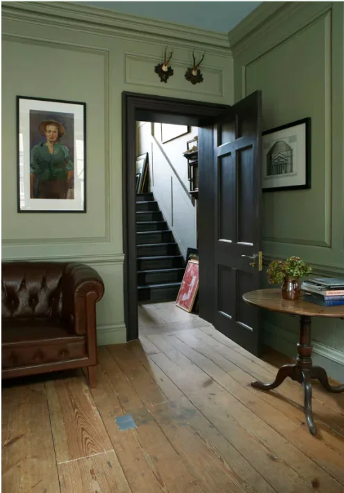 farrow ball french grey accent wall paint color