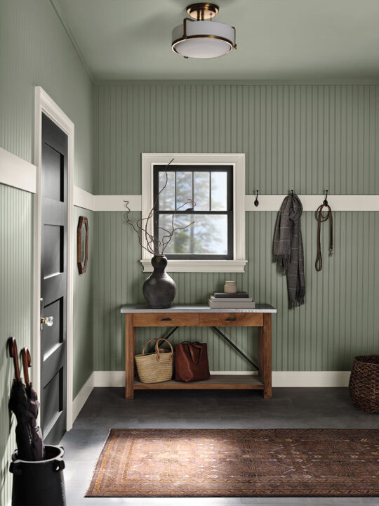 Popular green paint colors to try at home | Evergreen Fog Sherwin Williams