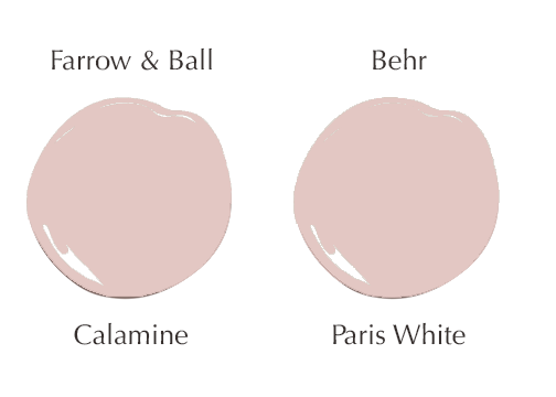 Popular Farrow & Ball paint color dupes with Behr paint | Calamine