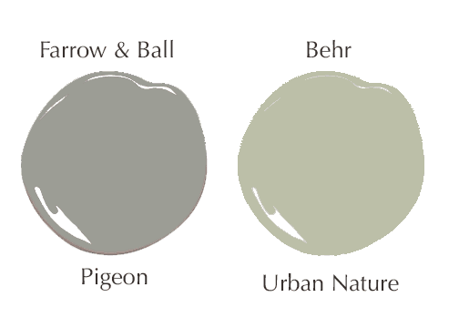 Popular Farrow & Ball paint color dupes with Behr paint | Pigeon