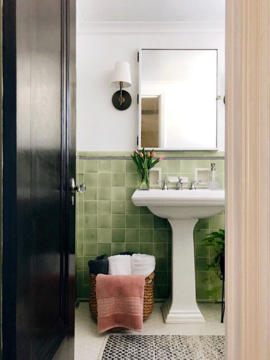 8 Ways to Update Your Vintage Tile Bathroom - Building Bluebird