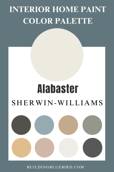 Sherwin Williams Alabaster color palette and design tips