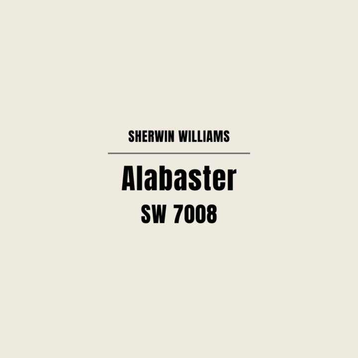 Sherwin Williams Alabaster (SW 7008) paint color review