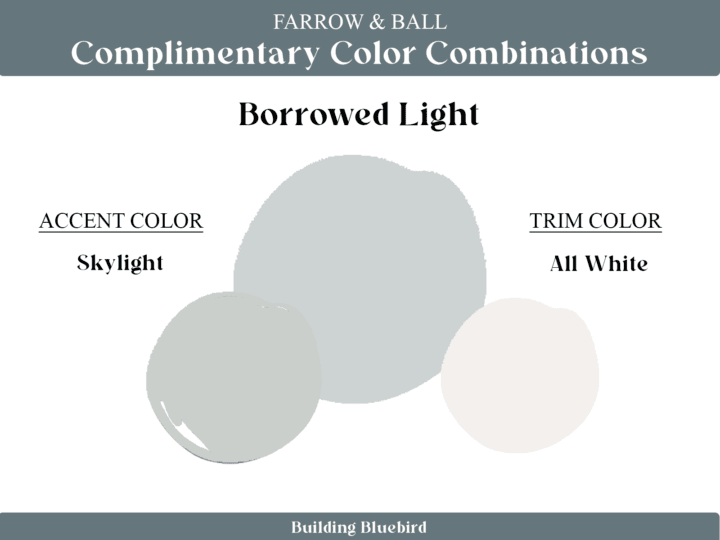 Borrowed Light - 9 of the most popular Farrow and Ball colors to try at home | Building Bluebird 