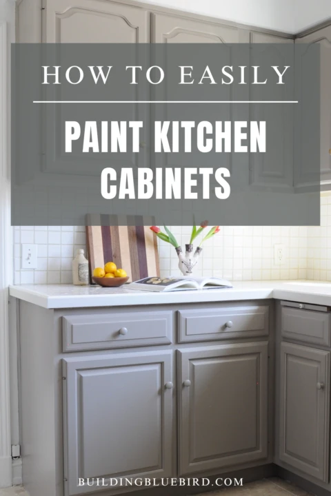 The Easy Way To Paint Kitchen Cabinets No Sanding Building Bluebird