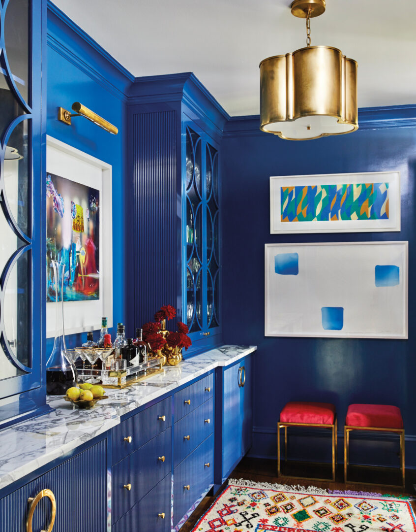 Dark Blue Interior Paint