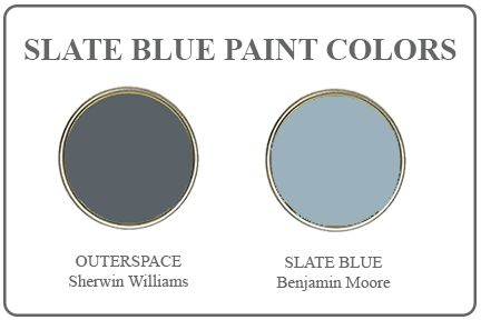 Slate blue paint colors to try at home | Building Bluebird