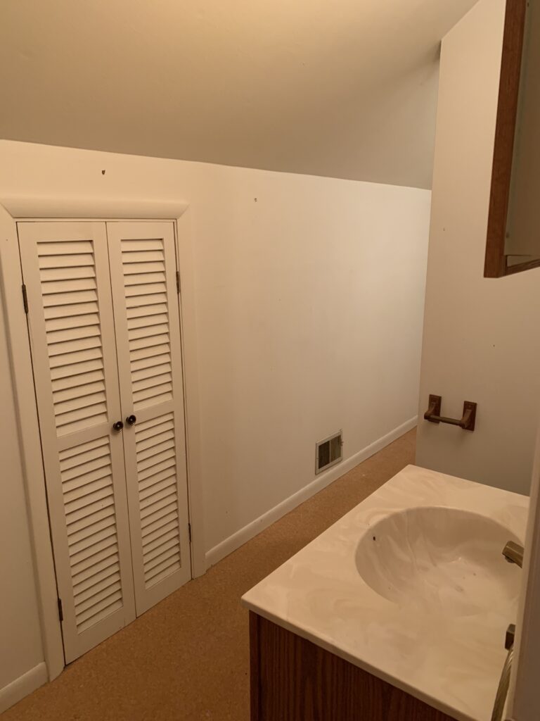 Green Home Makeover On A Budget Reference: Warm Green Bathroom Makeover On A Budget