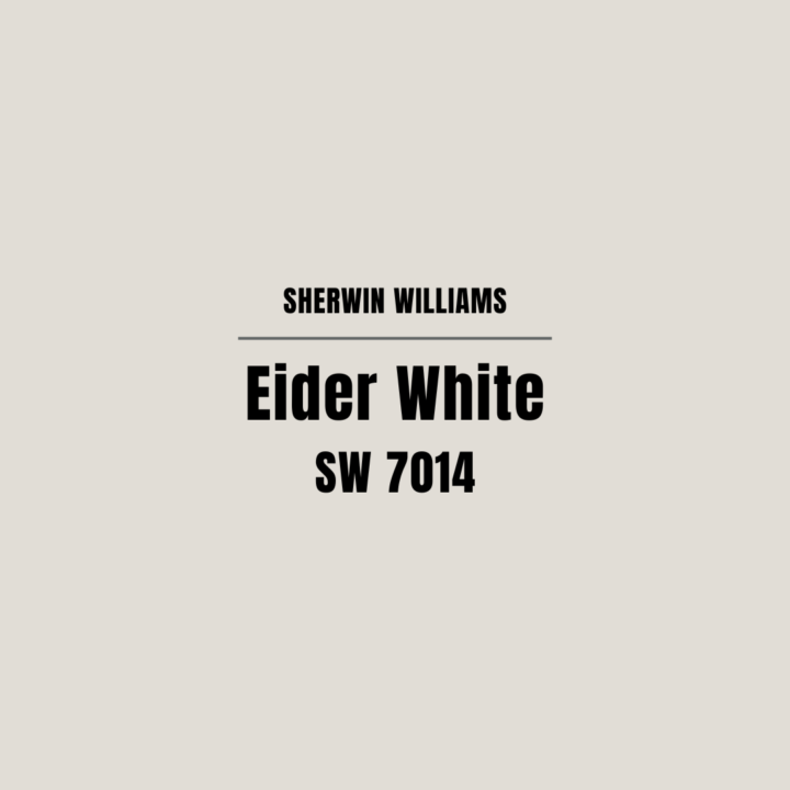 Sherwin Williams Eider White paint color review
