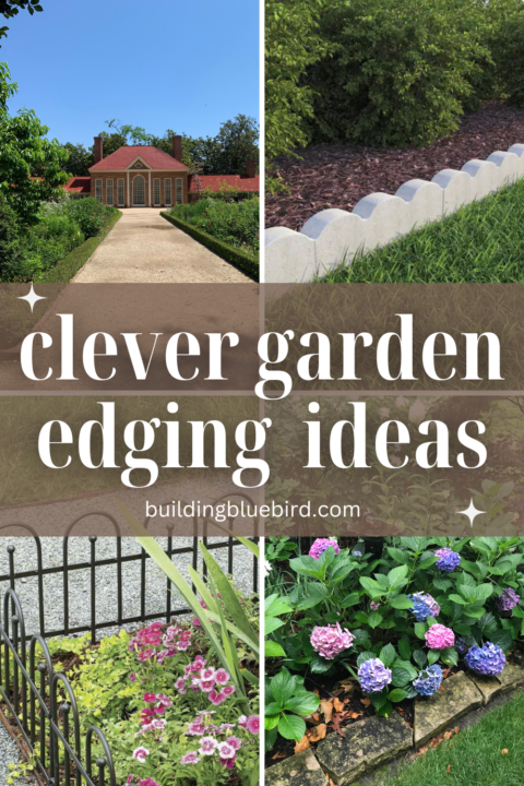 Easy DIY garden edging ideas to create beautiful flower beds | Building Bluebird