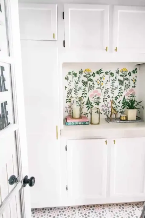 Stencil backsplash - Unique DIY kitchen backsplash ideas to try at home